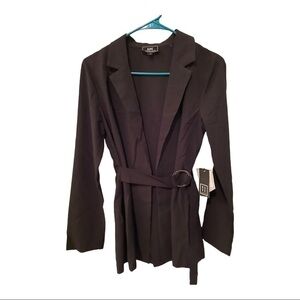 HAVE front tie shirt black